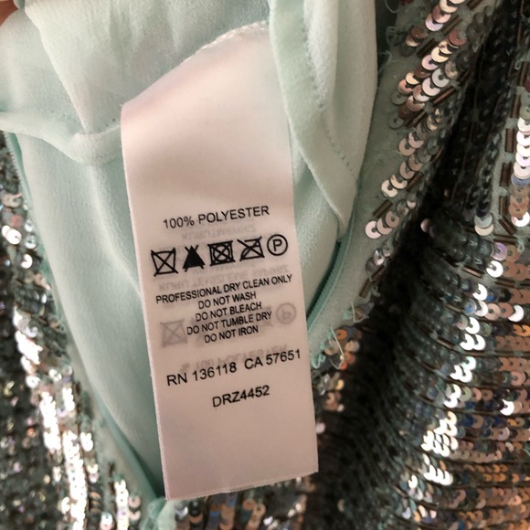 Evernew Silver Sequin Cocktail Mini Dress - Picture 5 of 6